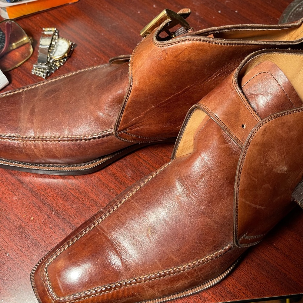 Salvatore Ferragamo half boot , size 10 worn twice ,excellent condition,$600